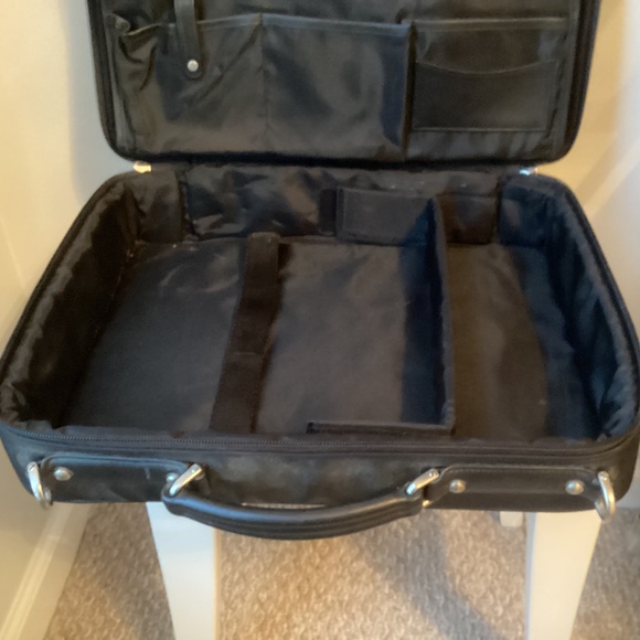 COACH Twill and Leather Trim Laptop Case - RARE - Picture 7 of 8